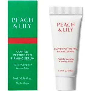 Peach & Lily Copper Peptide Pro Firming Serum Travel Size Mini 0.16oz 5mL